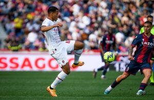 Bologna-Milan: Aster Vranckx e Nicolas Dominguez (Photo Credit: Agenzia Fotogramma)