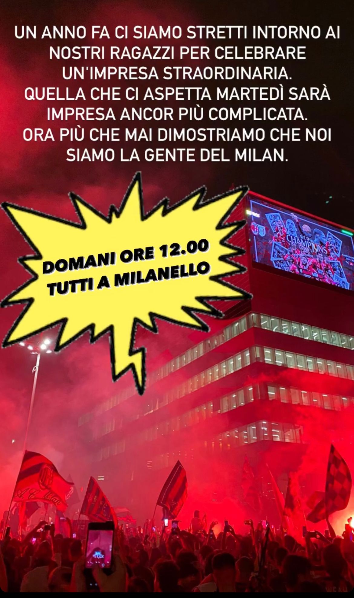 Curva Sud appello Curva Sud appello