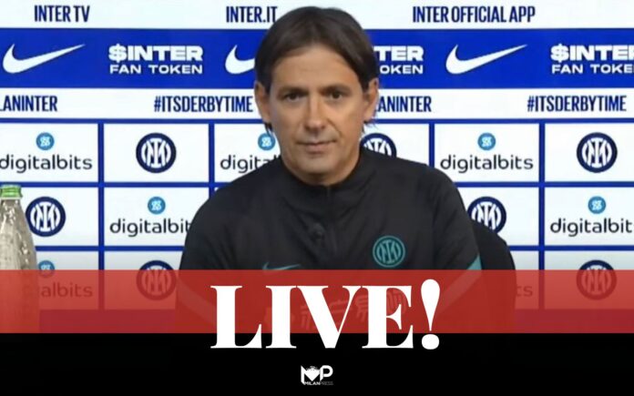 Inter: Simone Inzaghi live conferenza stampa - MilanPress, robe dell'altro diavolo