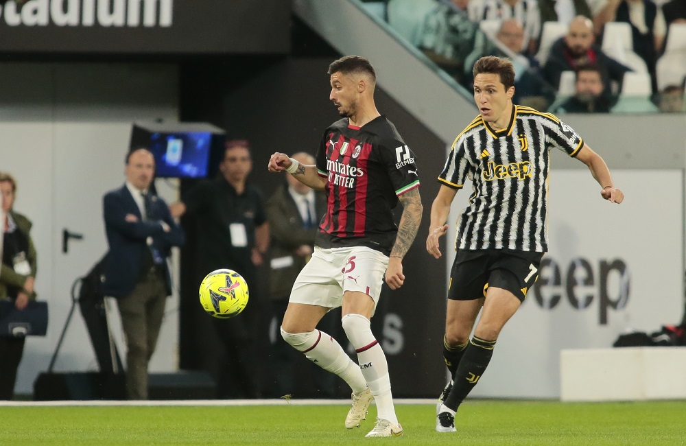 Juventus-Milan: Rade Krunic e Federico Chiesa (Photo Credit: Agenzia Fotogramma)