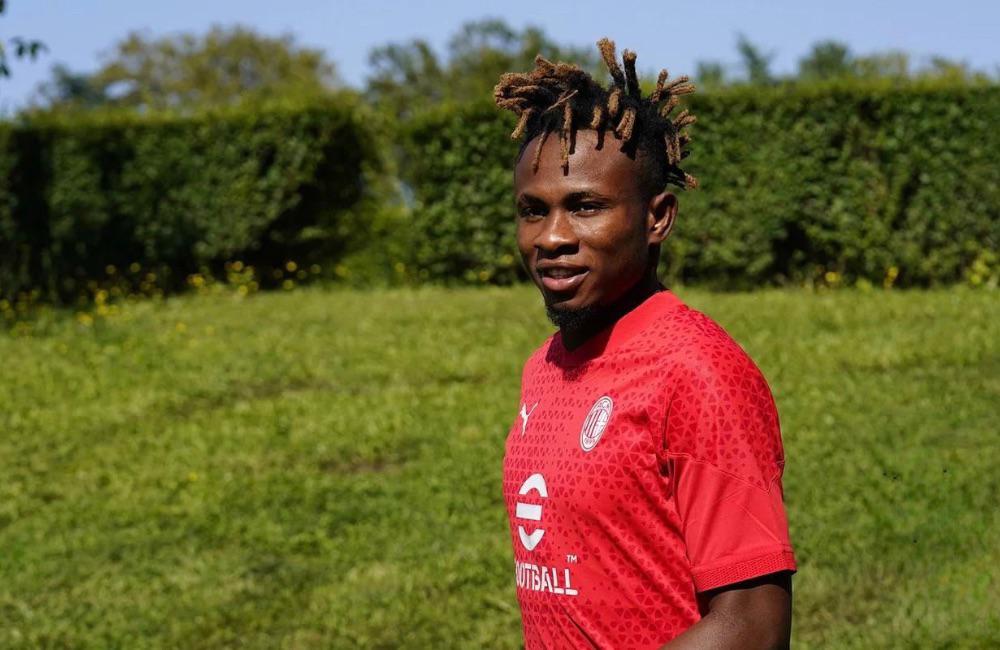 Milan: Samuel Chukwueze a Milanello (Photo Credit: AC Milan) Milan: Samuel Chukwueze a Milanello (Photo Credit: AC Milan)