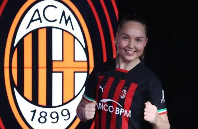 Milan Femminile: Oona Sevenius (Photo Credit: AC Milan)