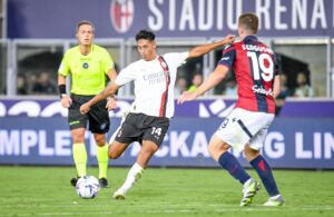 Bologna-Milan: Tijjani Reijnders e Lewis Ferguson (Photo Credit: Agenzia Fotogramma)