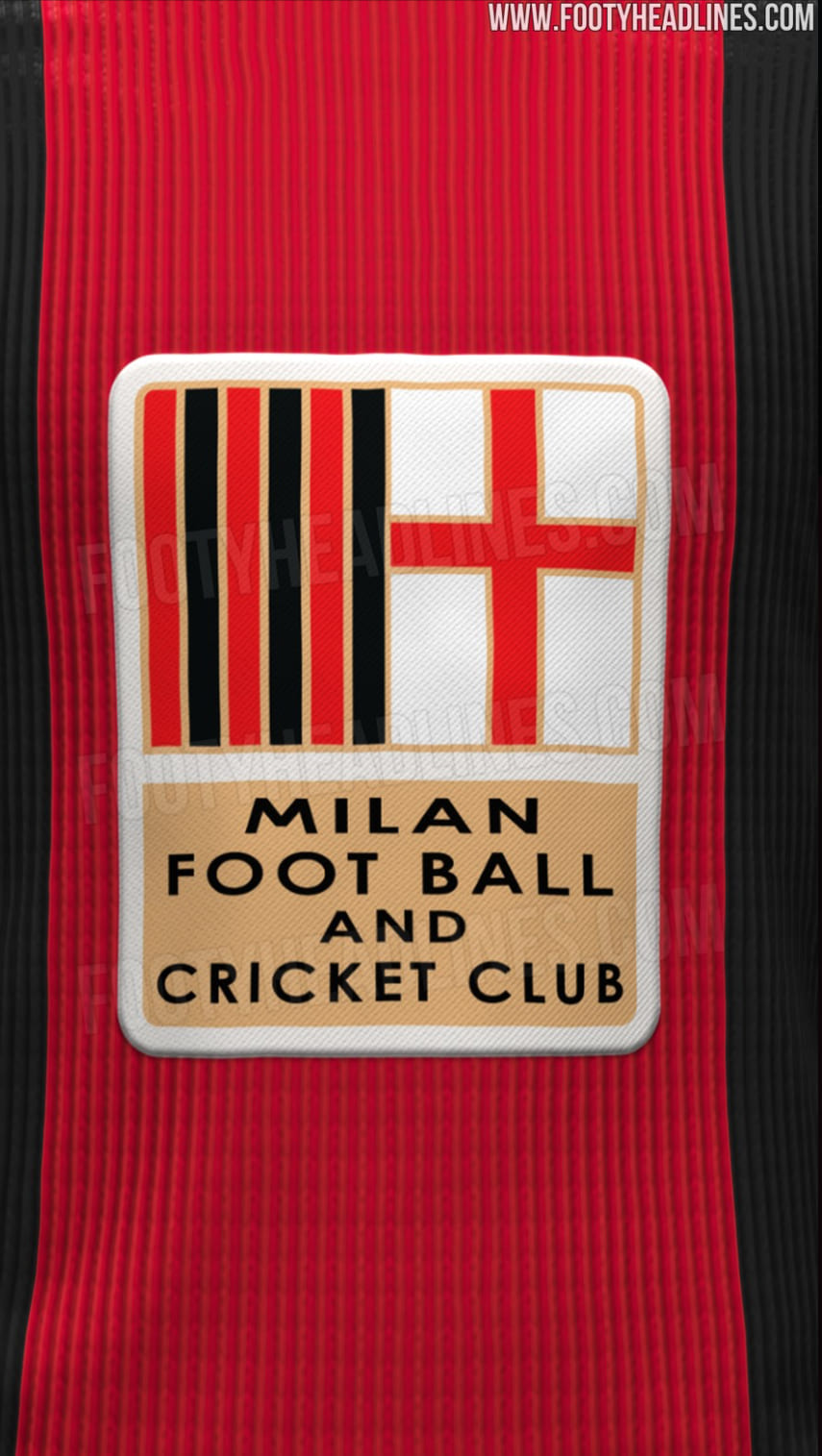 Anticipazione maglia 125esimo anniversario Milan (Photo Credit: Footy Headlines)
