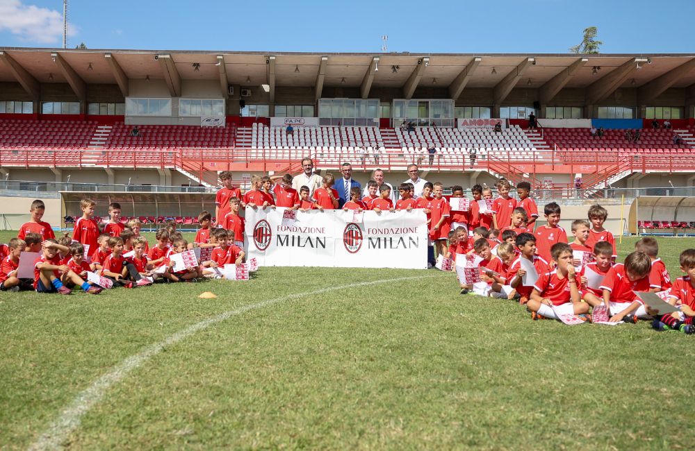 Fondazione Milan per l'Emilia Romagna (Photo via AC Milan) Fondazione Milan per l'Emilia Romagna (Photo via AC Milan)