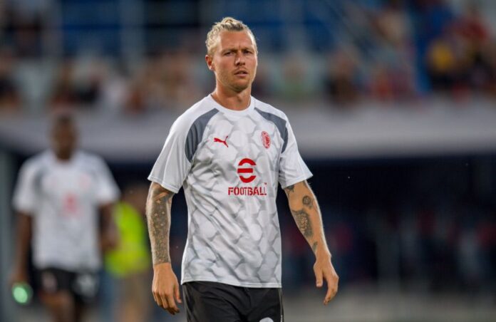 Milan, Simon Kjaer (Photo Credit Agenzia Fotogramma)