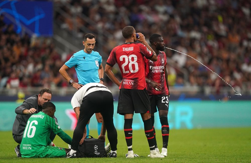 Milan: Mike Maignan, Malick Thiaw, Fikayo Tomori (Photo Credit: Agenzia Fotogramma) Milan: Mike Maignan, Malick Thiaw, Fikayo Tomori (Photo Credit: Agenzia Fotogramma)