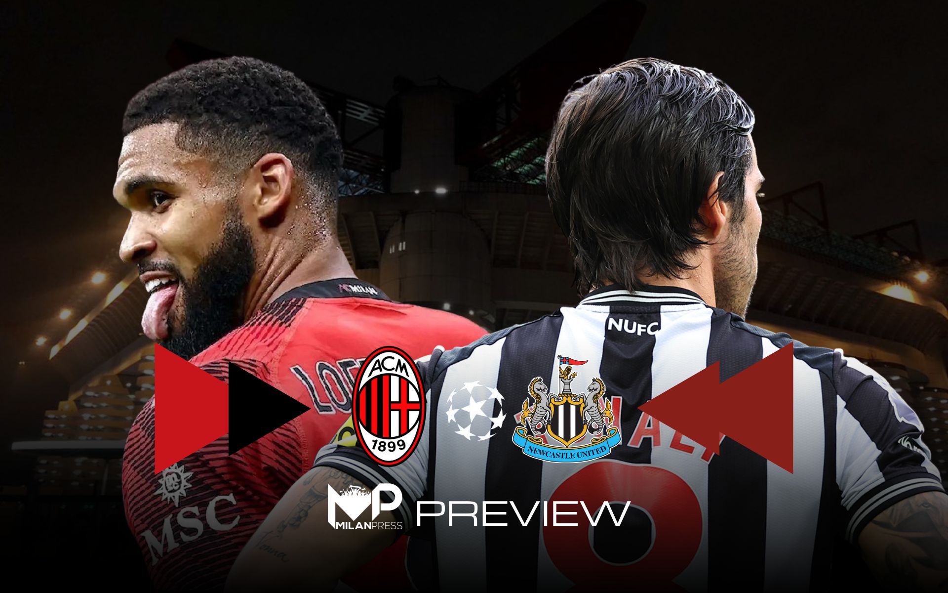 Milan-Newcastle Champions League Preview - MilanPress, robe dell'altro diavolo
