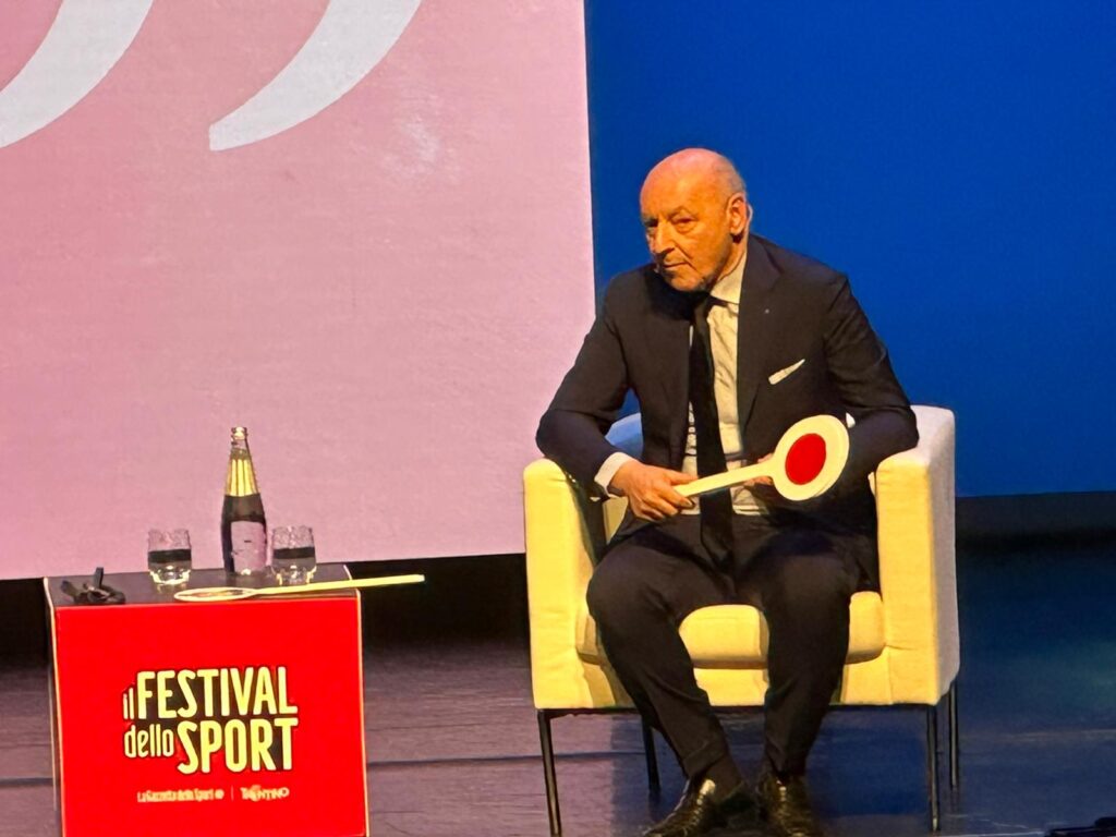 Inter: l'amministratore delegato Giuseppe Marotta al Festival dello Sport 2023 - MilanPress, robe dell'altro Diavolo