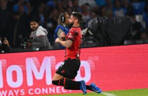 Milan: Olivier Giroud (Photo Credit: Agenzia Fotogramma)