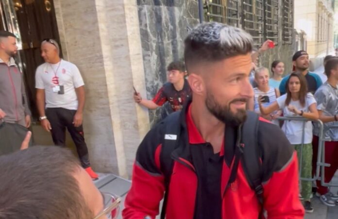 Milan: Olivier Giroud - MilanPress, robe dell'altro diavolo