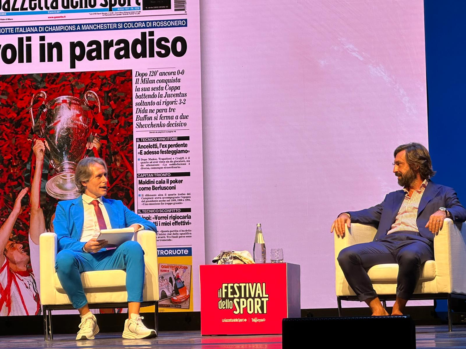 Andrea Pirlo al Festival dello Sport 2023 - MilanPress, robe dell'altro Diavolo