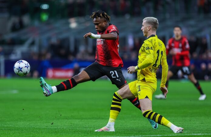 Milan-Borussia Dortmund: Samuel Chukwueze e Marco Reus (Photo Credit: Agenzia Fotogramma)