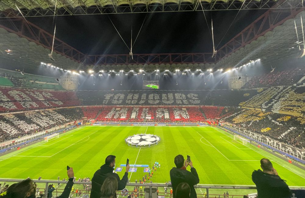 Milan-PSG: la coreografia di San Siro - MilanPress, robe dell'altro diavolo