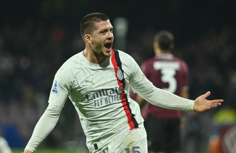 Milan: Luka Jovic (Photo Credit: Agenzia Fotogramma)