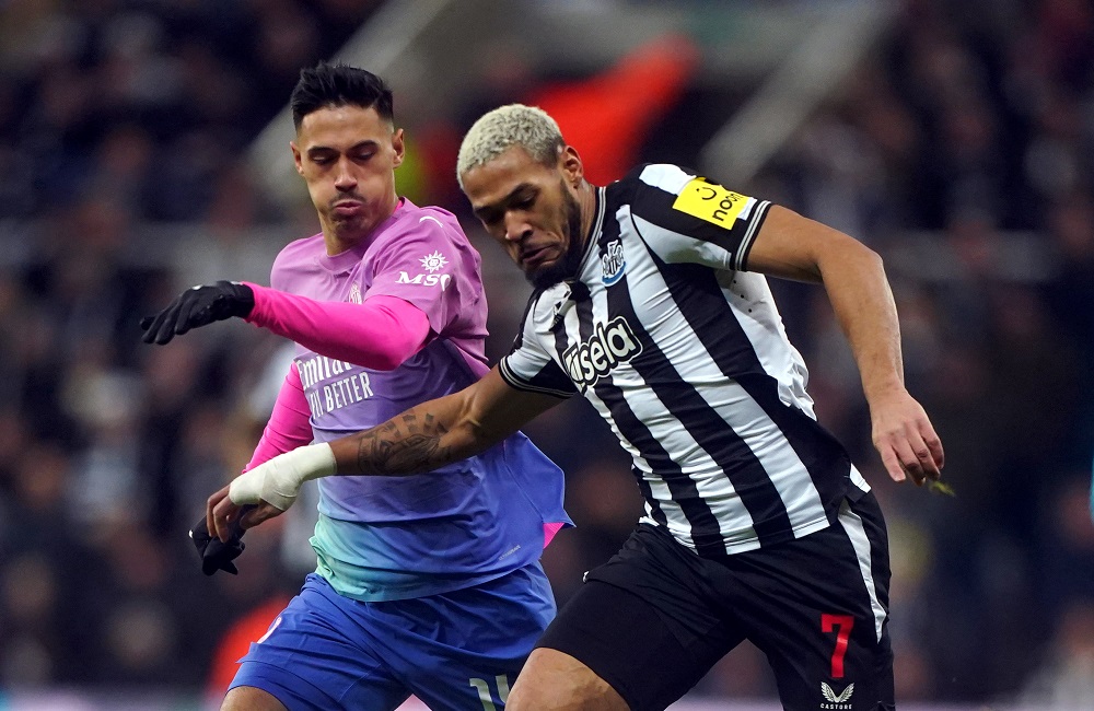 Newcastle-Milan: Tijjani Reijnders e Joelinton (Photo Credit: Agenzia Fotogramma)