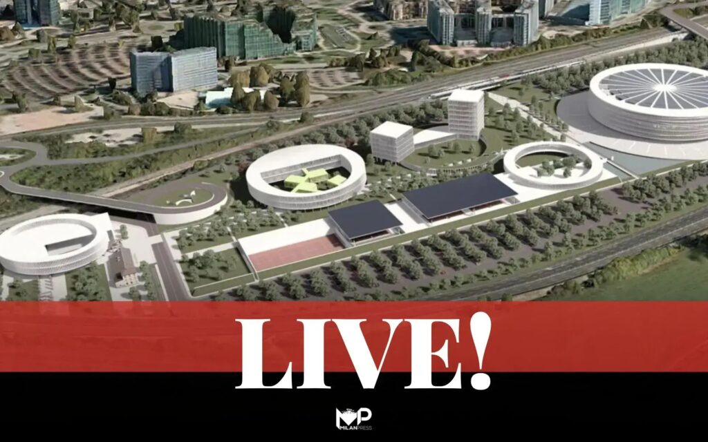 Conferenza stampa Squeri nuovo stadio Milan Live - MilanPress, robe dell'altro diavolo