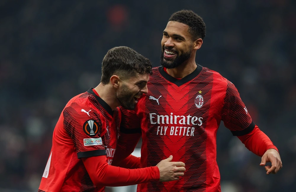 Milan: Christian Pulisic e Ruben Loftus-Cheek (Photo Credit: Agenzia Fotogramma)