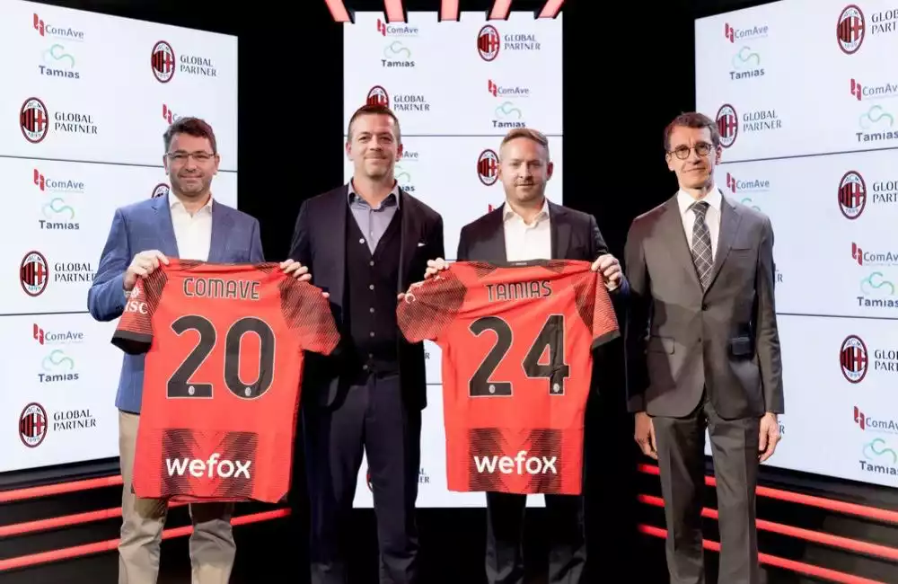 Milan partnership con Tamias e Comave (Photo Credit: AC Milan) Milan partnership con Tamias e Comave (Photo Credit: AC Milan)