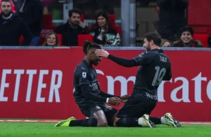 Milan: Rafael Leao e Theo Hernandez (Photo Credit: Agenzia Fotogramma)
