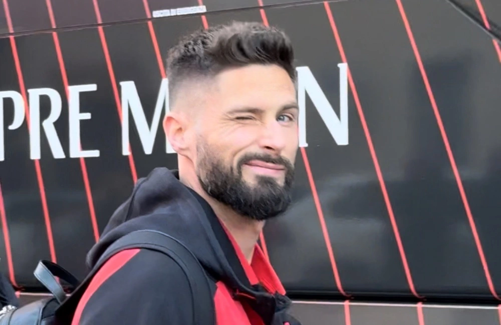 Milan: Olivier Giroud - MilanPress, robe dell'altro diavolo