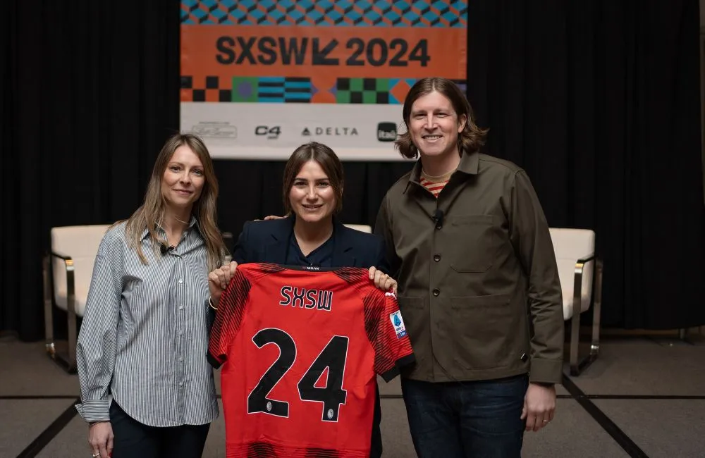 Milan: Tania Moreno (Chief Marketing Officer) al festival South by Southwest (Photo via AC Milan) Milan: Tania Moreno (Chief Marketing Officer) al festival South by Southwest (Photo via AC Milan)