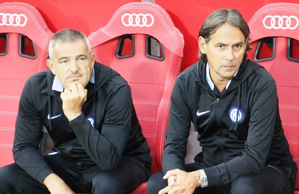 Inter: Simone Inzaghi e Massimiliano Farris (Fonte: Wikipedia)
