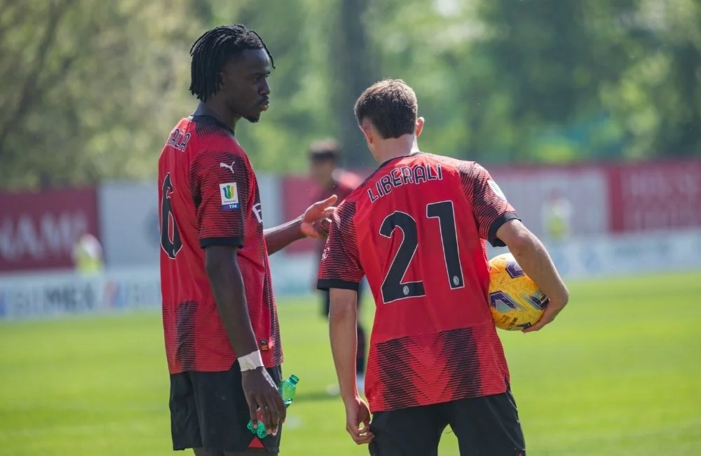 Milan Primavera: Clinton Nsiala, Mattia Liberali - MilanPress, robe dell'altro diavolo