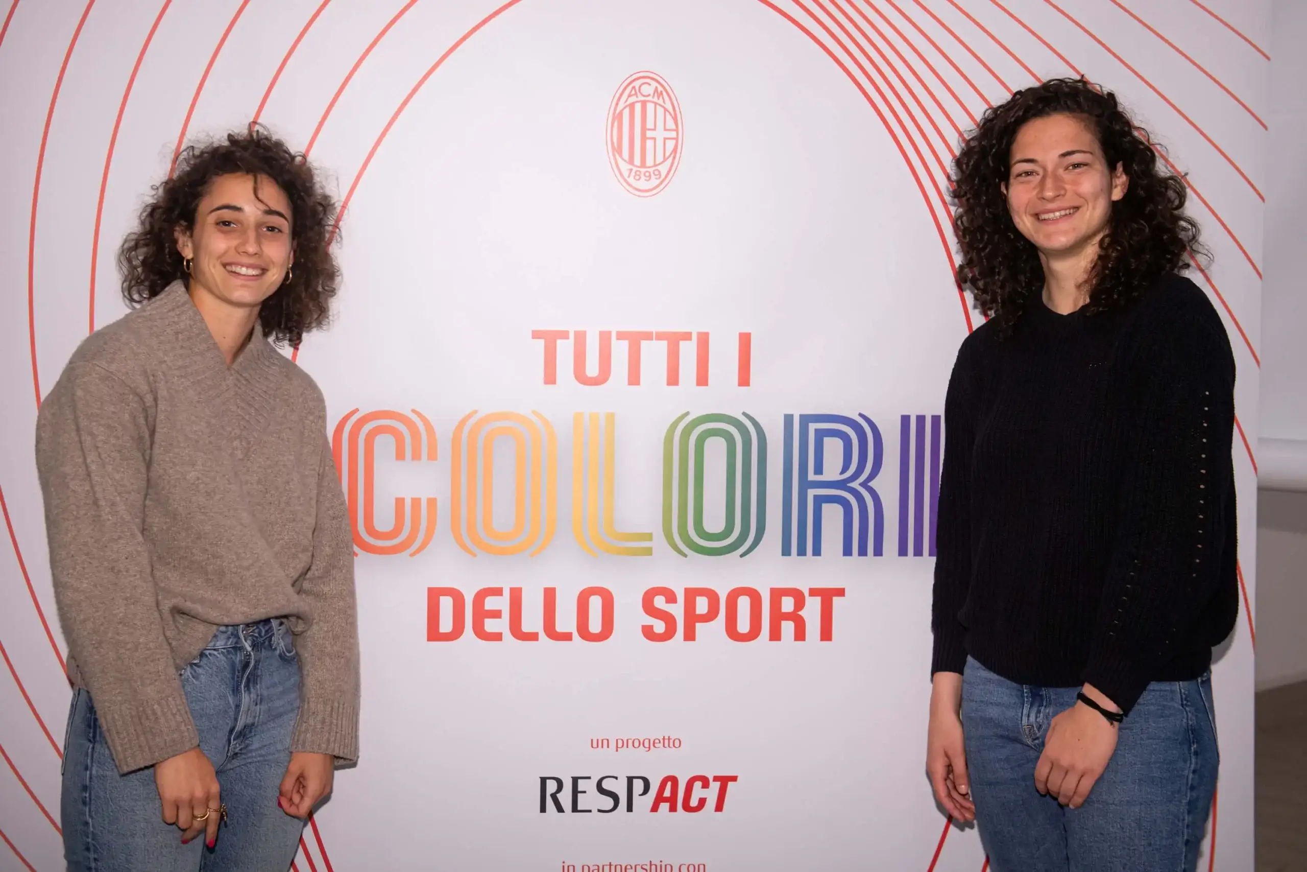 Tutti i colori dello sport: Angelica Soffia, Matilde Copetti (Photo Credit: AC Milan) Tutti i colori dello sport: Angelica Soffia, Matilde Copetti (Photo Credit: AC Milan)