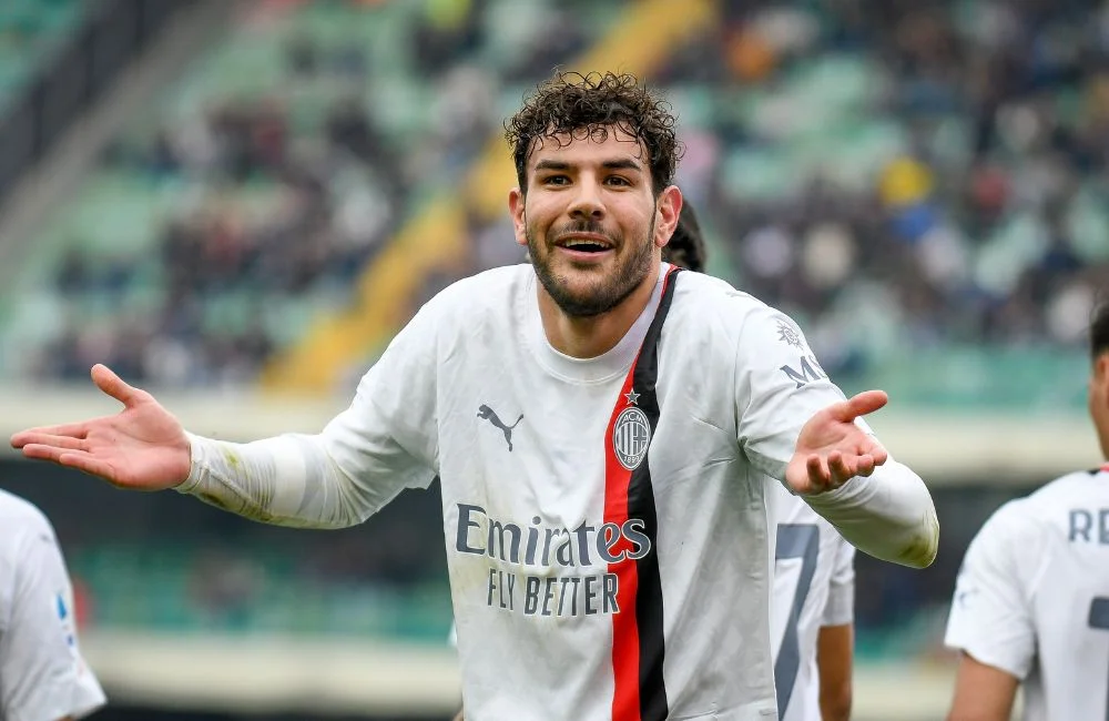Milan: Theo Hernandez (Photo Credit: Agenzia Fotogramma)