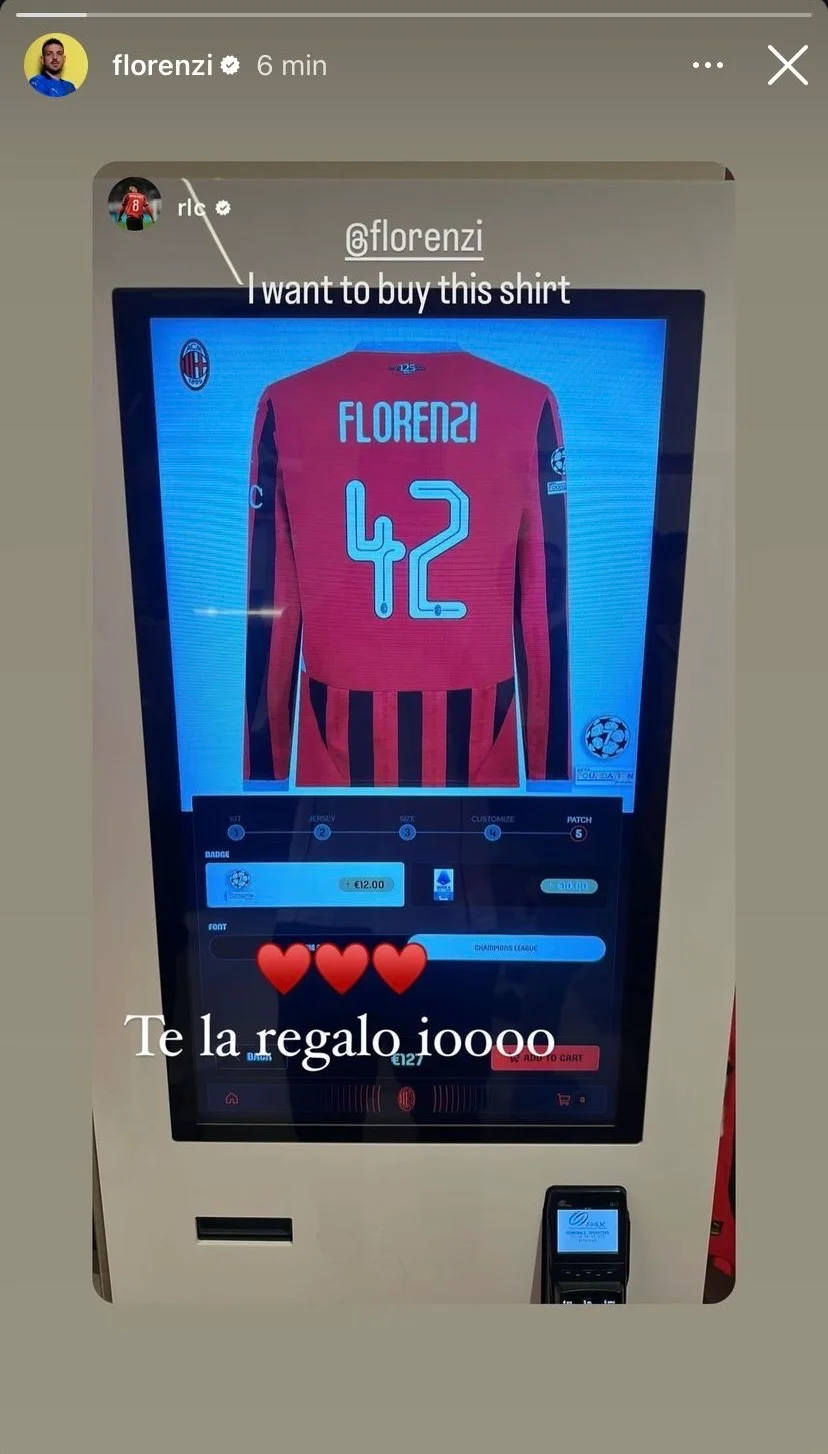 Il siparietto social tra Ruben Loftus-Cheek e Alessandro Florenzi Il siparietto social tra Ruben Loftus-Cheek e Alessandro Florenzi