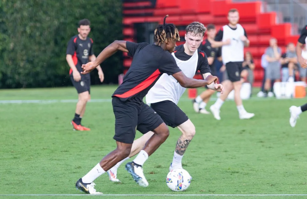 Milan: Samuel Chukwueze, Alex Jimenez - MilanPress, robe dell'altro diavolo