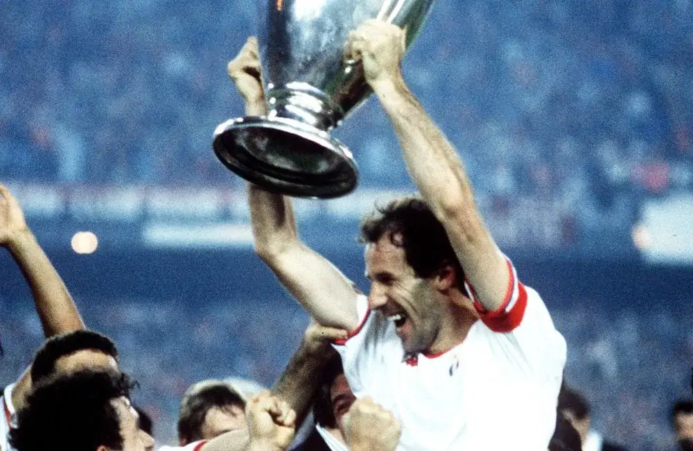 Milan: Franco Baresi (Photo via AC Milan) Milan: Franco Baresi (Photo via AC Milan)