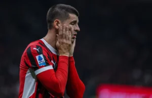 Milan: Alvaro Morata (Photo Credit: Agenzia Fotogramma)