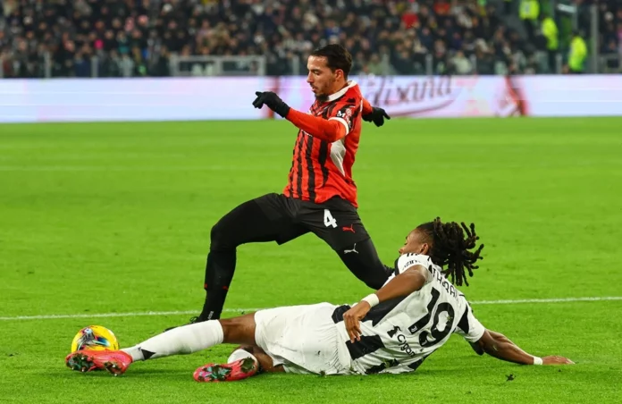 Juventus-Milan: Ismael Bennacer e Khephren Thuram (Photo Credit: Agenzia Fotogramma)