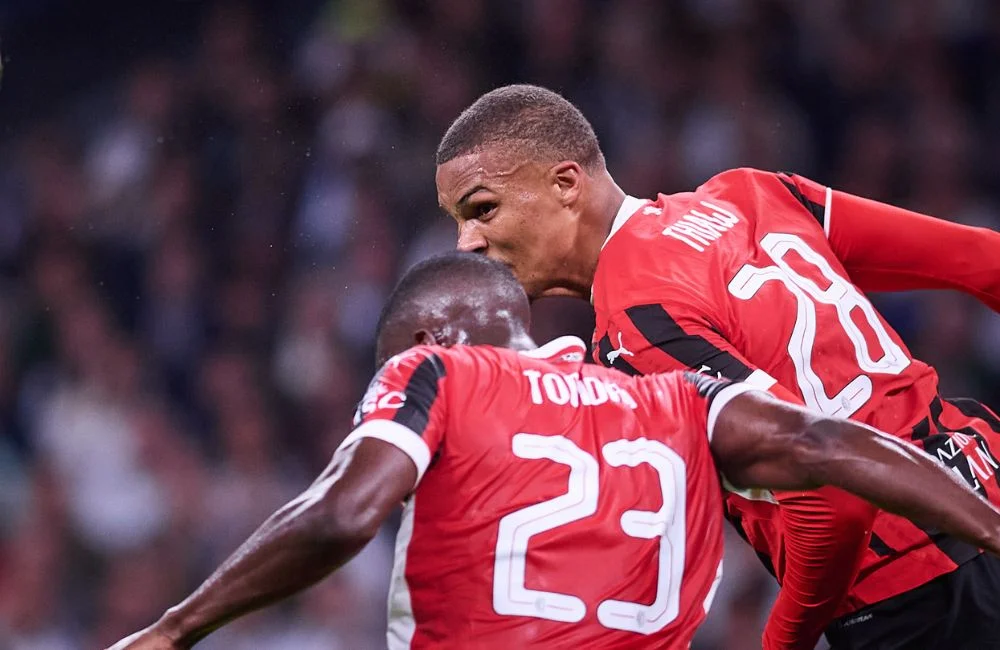 Milan: Fikayo Tomori, Malick Thiaw (Photo Credit: Agenzia Fotogramma)