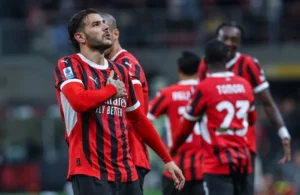 Milan: Theo Hernandez (Photo Credit: Agenzia Fotogramma)