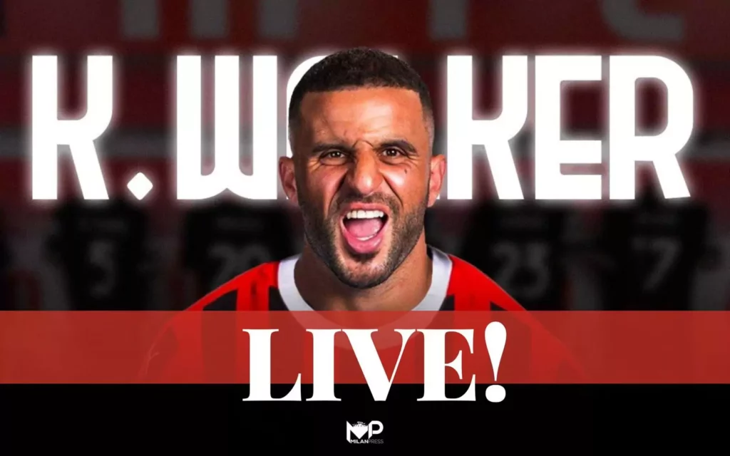 Milan conferenza stampa presentazione Kyle Walker live - MilanPress, robe dell'altro diavolo