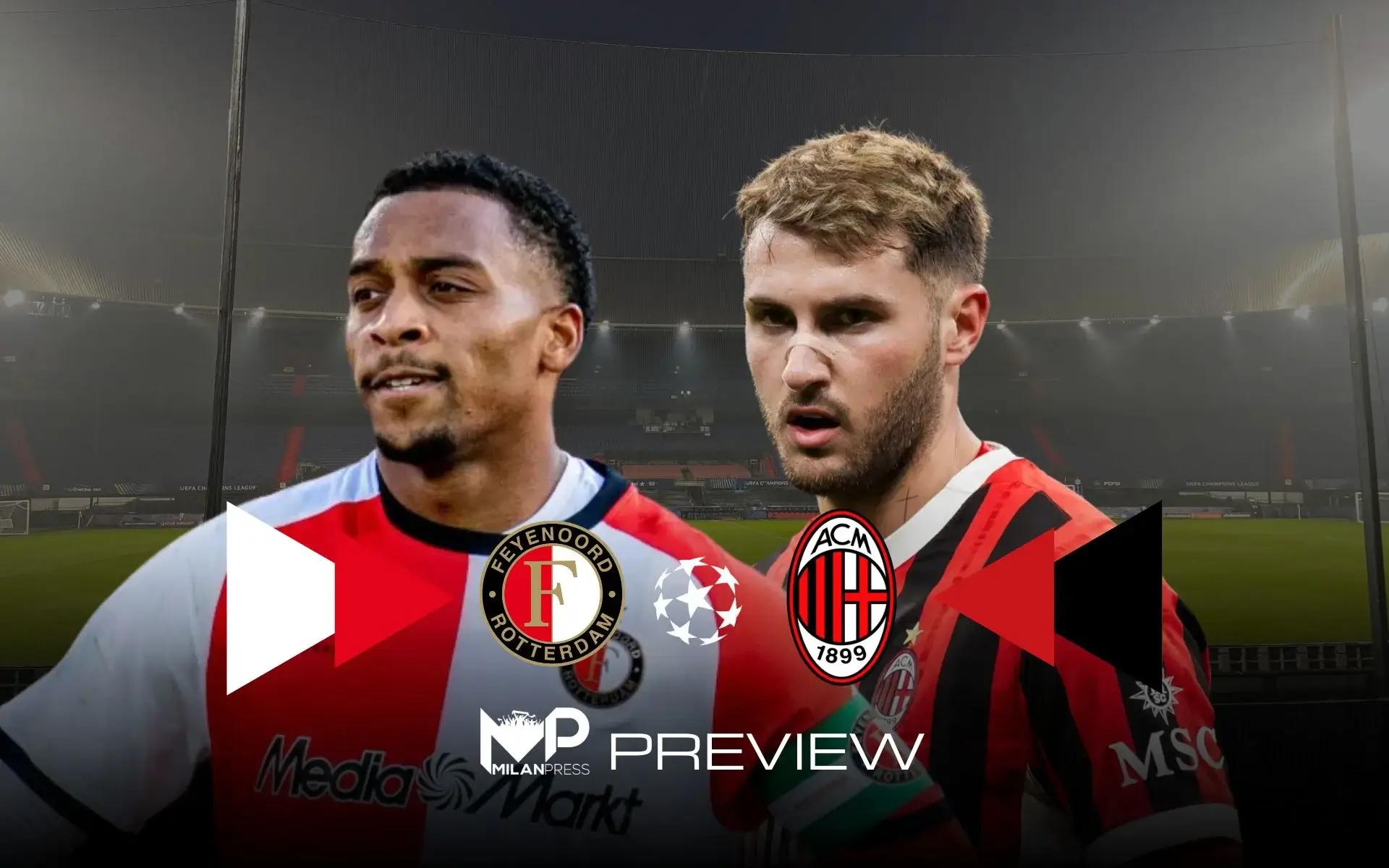 Feyenoord-Milan Champions League Preview - MilanPress, robe dell'altro diavolo Feyenoord-Milan Champions League Preview - MilanPress, robe dell'altro diavolo