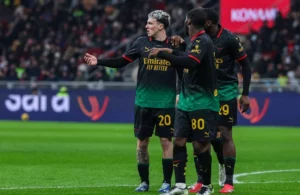 Milan: Alex Jimenez, Yunus Musah (Photo Credit: IPA Agency)