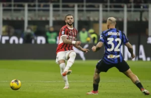 Milan-Inter: Kyle Walker, Federico Dimarco (Photo Credit: IPA Agency)