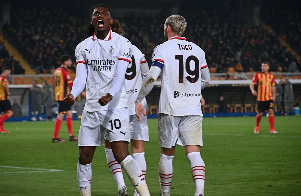 Milan: Rafael Leao, Theo Hernandez (Photo Credit: IPA Agency)