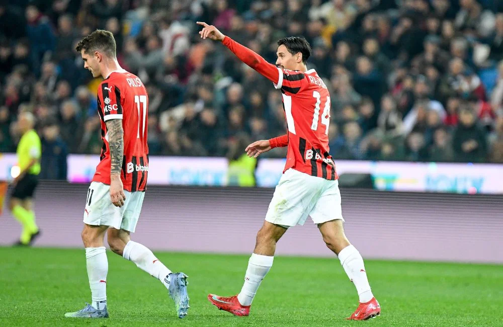 Milan: Christian Pulisic, Tijjani Reijnders (Photo Credit: IPA Agency)