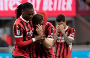 Milan: Rafael Leao, Luka Jovic, Christian Pulisic (Photo Credit: IPA Agency)