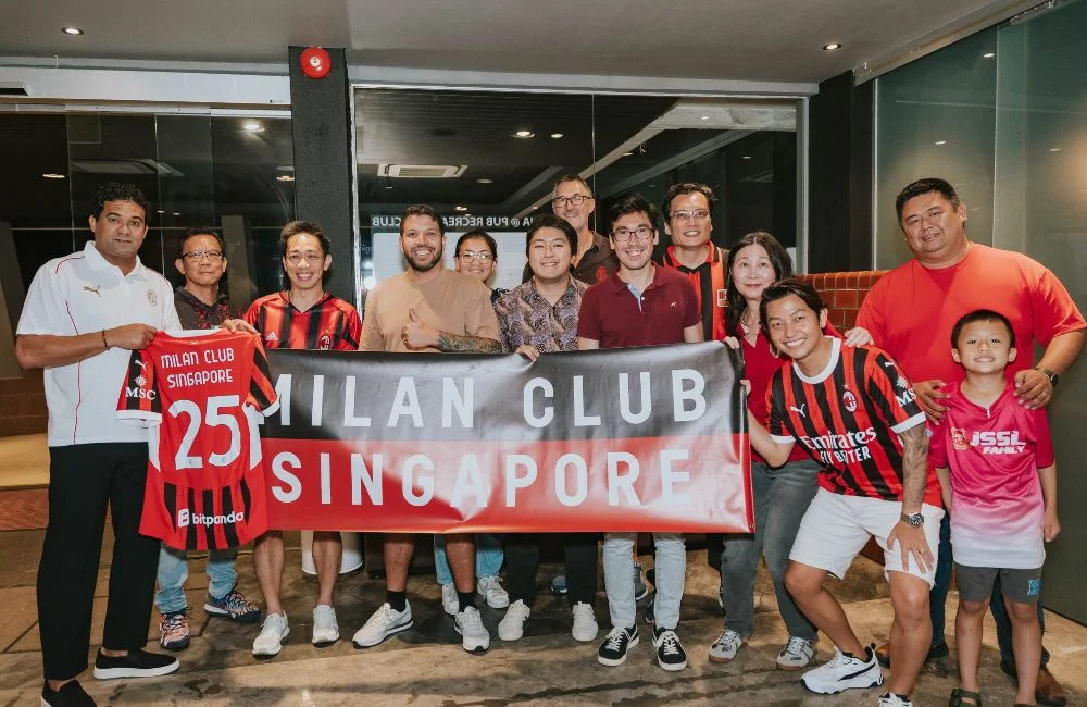 Pre-Season Tour 2025: AC Milan a Singapore (Photo via AC Milan) Pre-Season Tour 2025: AC Milan a Singapore (Photo via AC Milan)