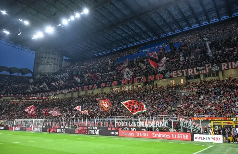 Curva Sud Milano San Siro (Photo Credit: Gianluca Ricci / IPA Sport / IPA via IPA Agency)