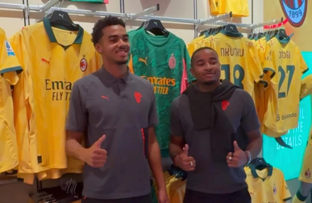 Milan: Christopher Nkunku e David Odogu - MilanPress, robe dell'altro diavolo