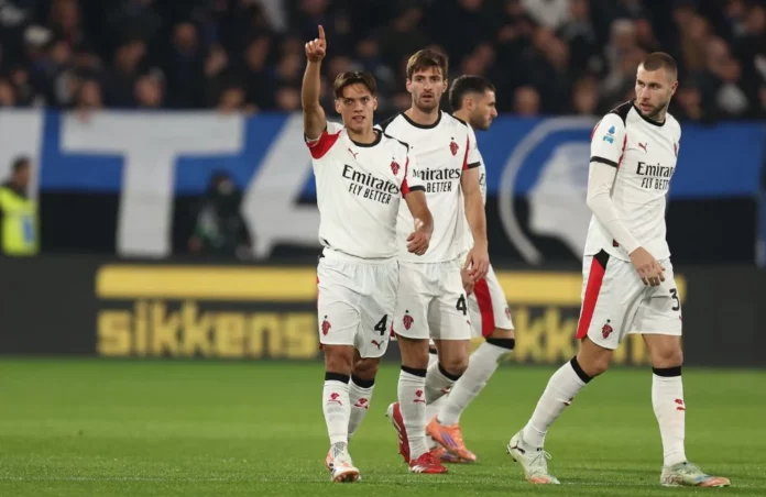Atalanta-Milan: il gol di Samuele Ricci (Photo Credit: sportinfoto / DeFodi Images / IPA via IPA Agency)