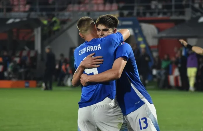 Italia U21: Francesco Camarda, Davide Bartesaghi (Photo Credit: Onorio Ferraro per MilanPress.it)
