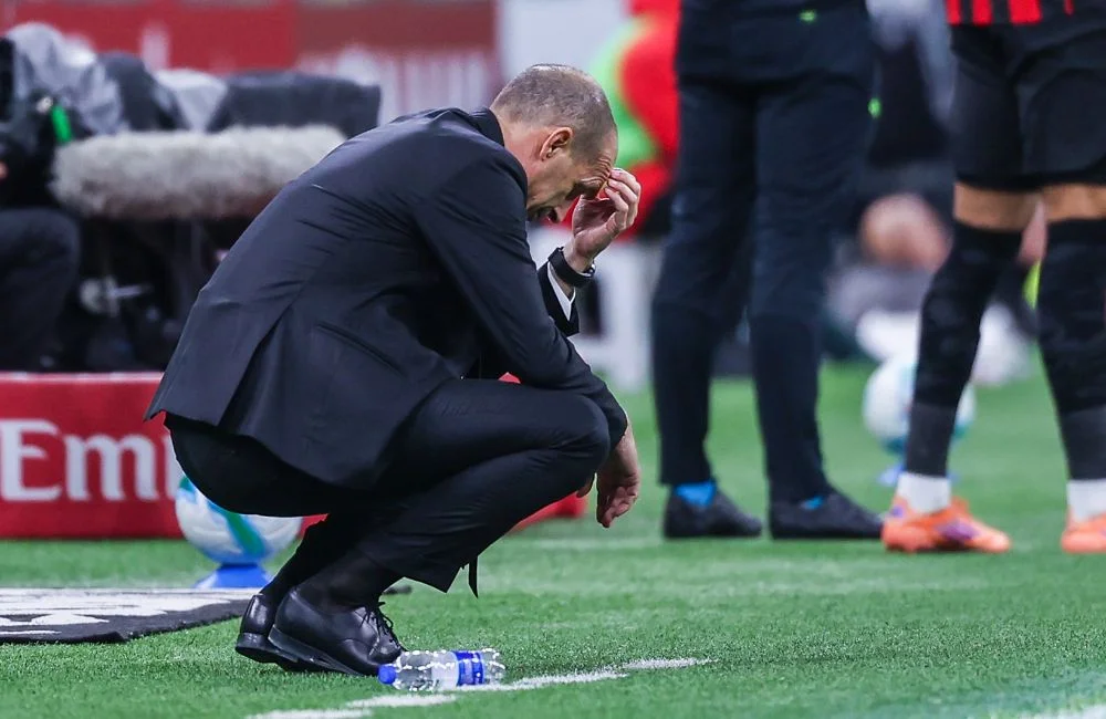 Milan: Massimiliano Allegri (Photo Credit: Fabrizio Carabelli / IPA Sport / IPA via IPA Agency)